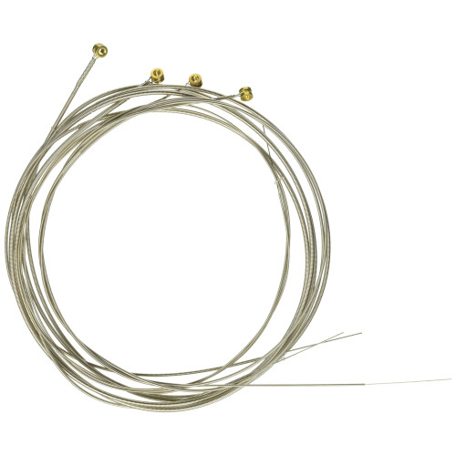 Elixir Strings Nickel Plated Steel 4-String Bass Strings w NANOWEB Coating, Extra Long Scale, Light/Medium (.045-.105)
