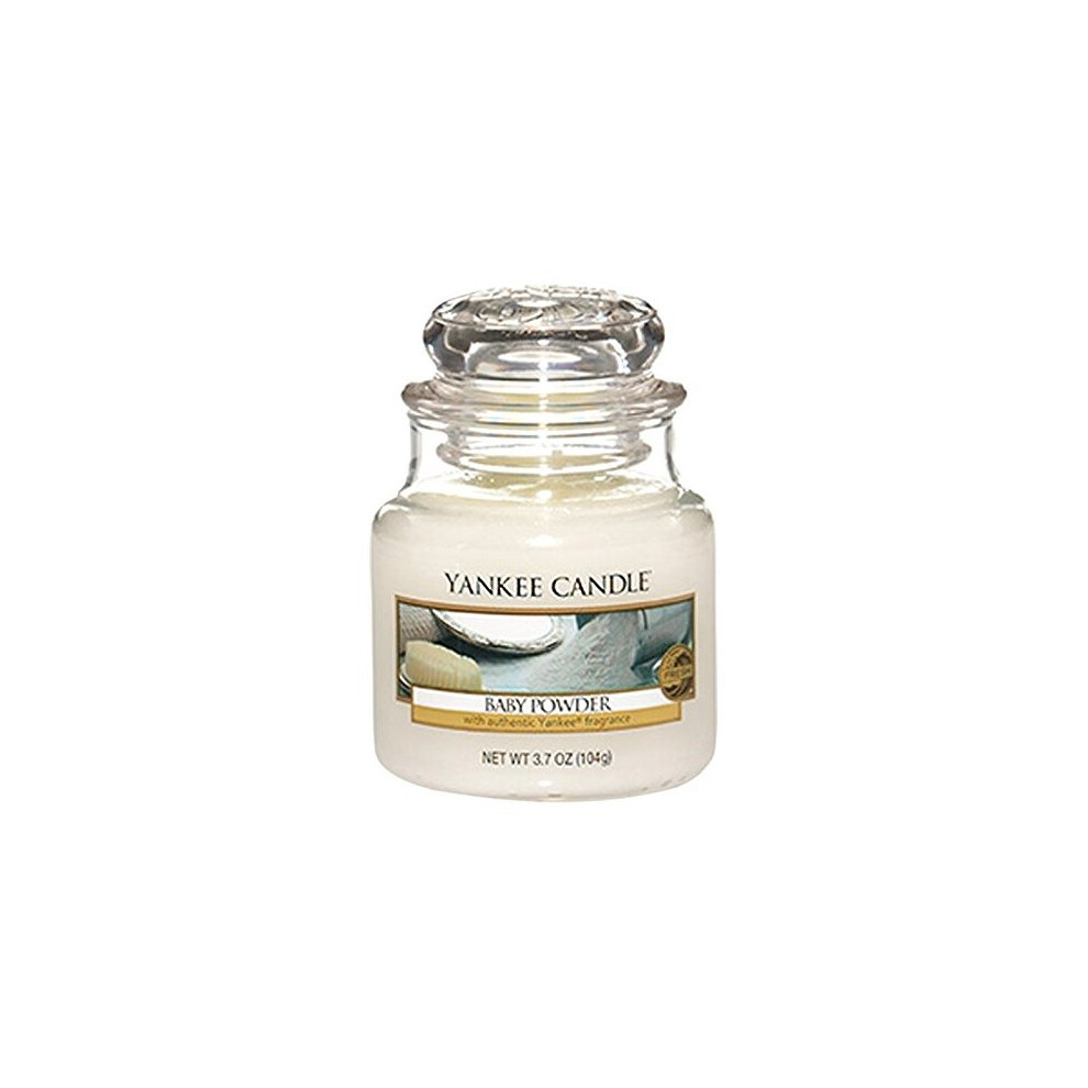 Yankee Candle Small Jar Candle, Baby Powder