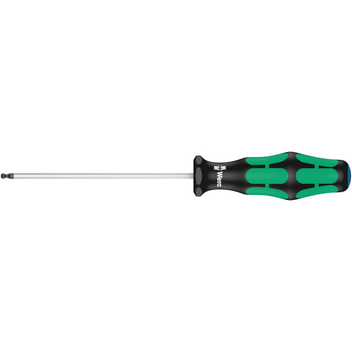 Wera 352 Ball end screwdriver for hexagon socket screws, 2.5 mm x 100 mm 1