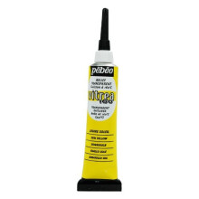 Pintura em vidro - Pébéo - V160 - Amarelo sol - Tubo 20 ml - Contorno preciso