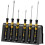 Wera 1578 A/6 Screwdriver set and rack for electronic applications, 6 pieces 1