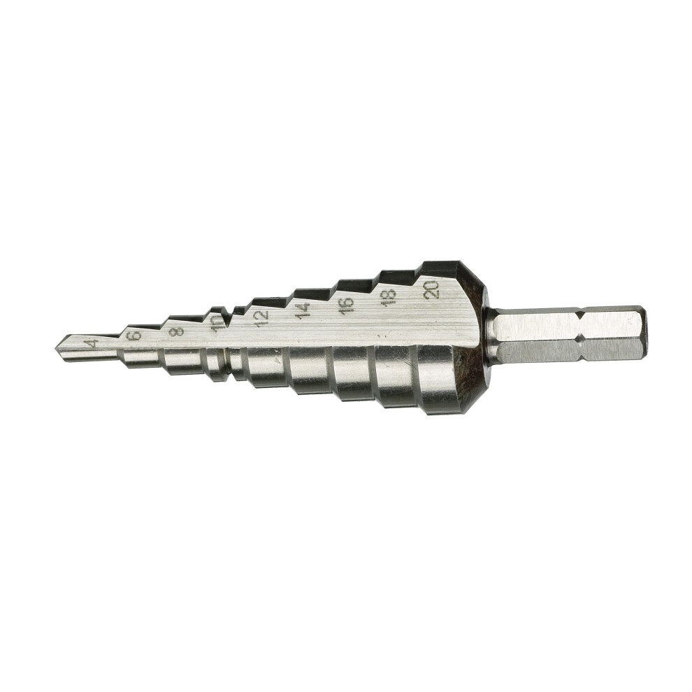 843 Stepped drill bits, 4-20 mm, 4-20 mm