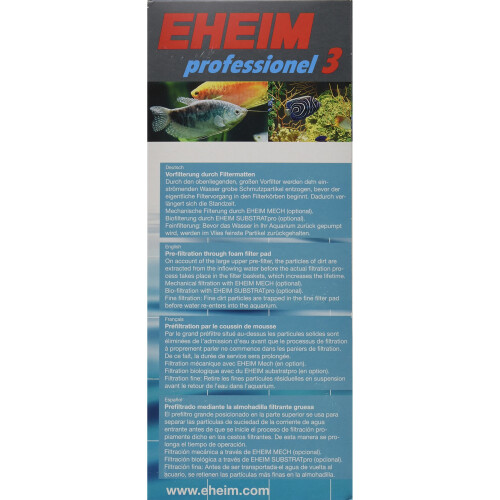 Eheim Eheim Filter Pad Set for Prof 3 1200Xl/12 1