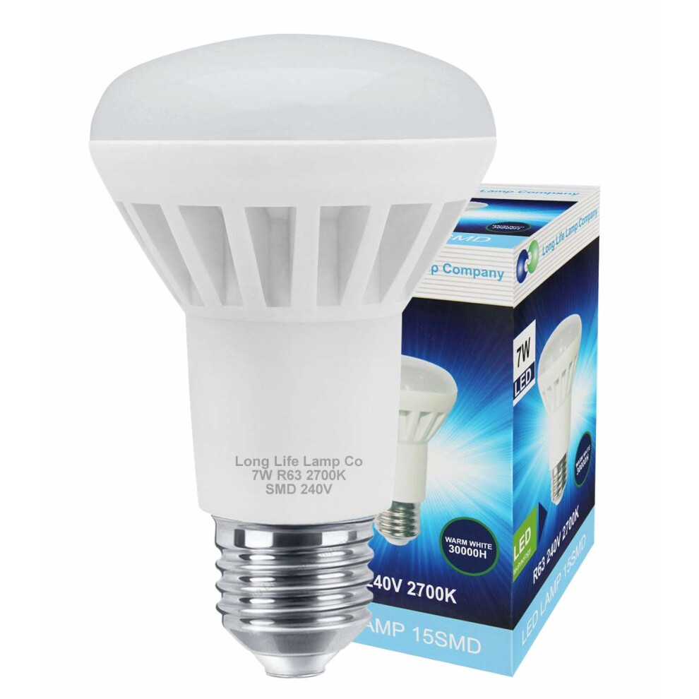 4 x R63 LED 7w E27 Replacment for Reflector R63 LED Light Bulb Energy saving