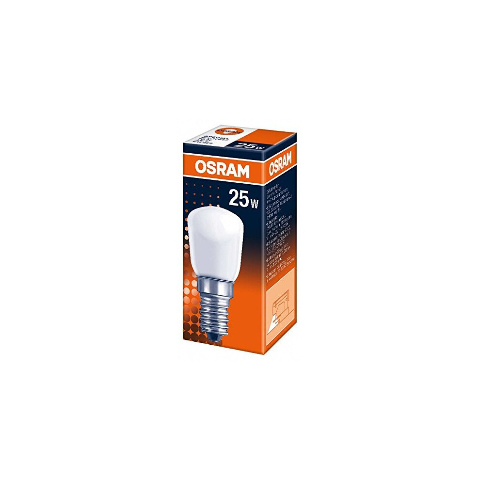 Osram Sewing Machine Light E14 Special T/25W/Suitable as a Refrigerator Light/2700 K, Warm White/Dimmable, Matt