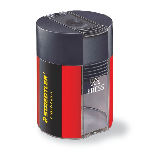 Staedtler Staedtler 511 005 Noris Tradition Tub Round Sharpener - Black 1