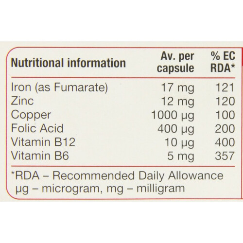 Vitabiotics Vitabiotics Feroglobin Original - 30 Capsules 1