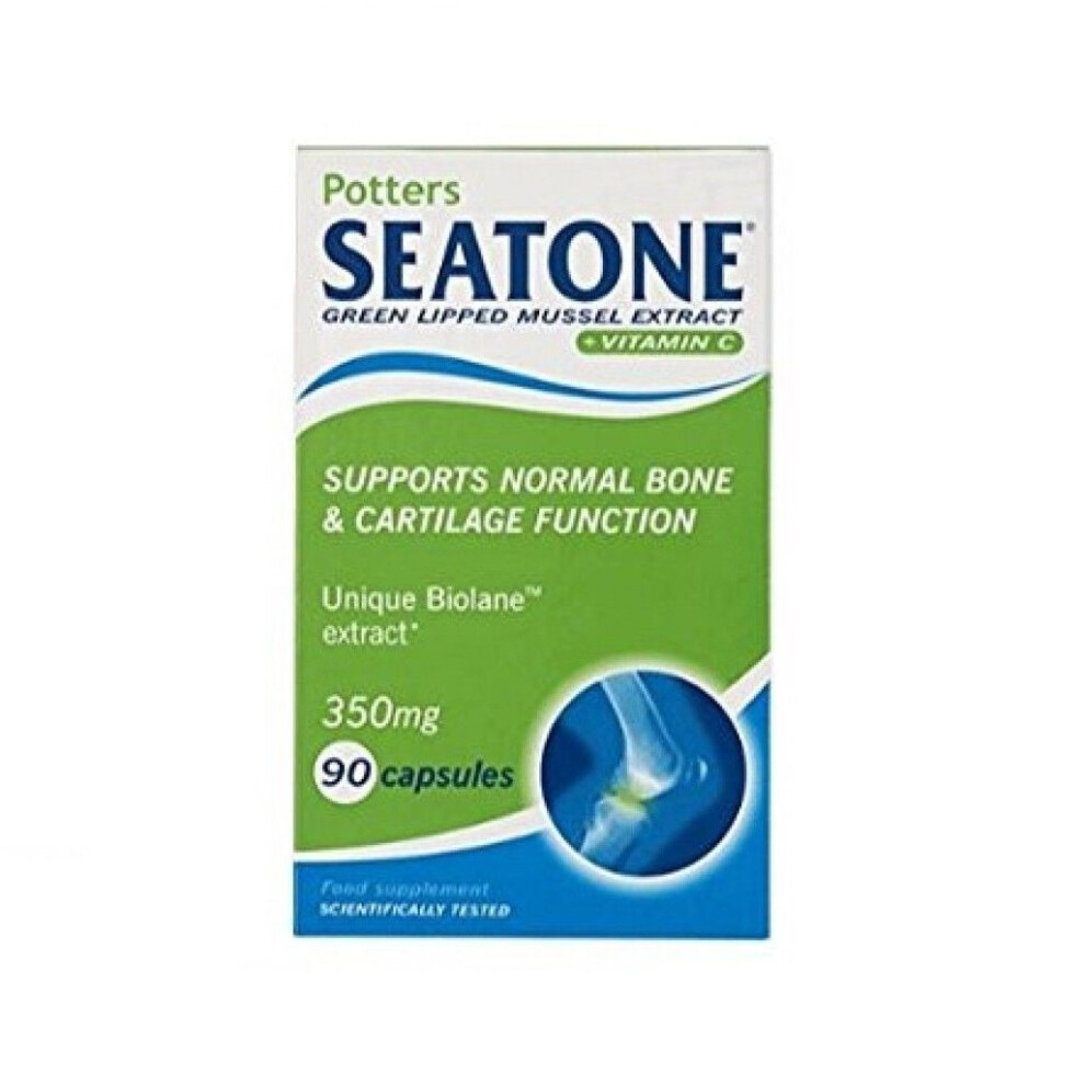 Seatone Super Strength Green Lipped Mussel Extract - Helps Maintain Joint Mobility (90 x 350mg Caps)