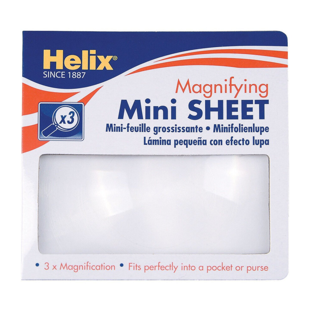 Helix Mini Magnifying Sheet (X3 Magnification)