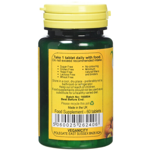 Veganicity Selenium 200µg : Antioxidant mineral : 60 tablets 2