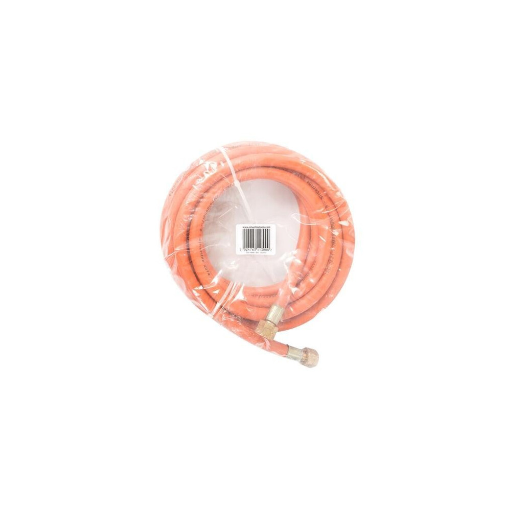 Silverline 522597 Gas Hose with Connectors 5m