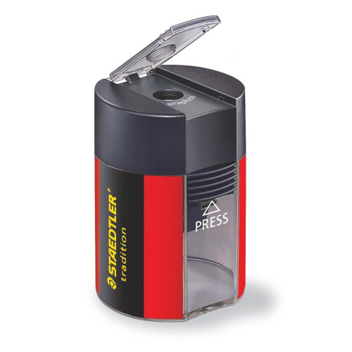 Staedtler Staedtler 511 005 Noris Tradition Tub Round Sharpener - Black