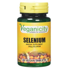 Veganicity Selenium 200µg : Antioxidant mineral : 60 tablets