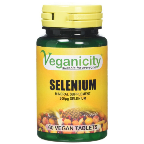 Veganicity Selenium 200µg : Antioxidant mineral : 60 tablets