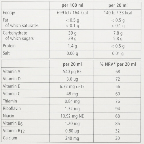 Floradix Kindervital Original Formula Childrens Liquid Multivitamin 500ml 1
