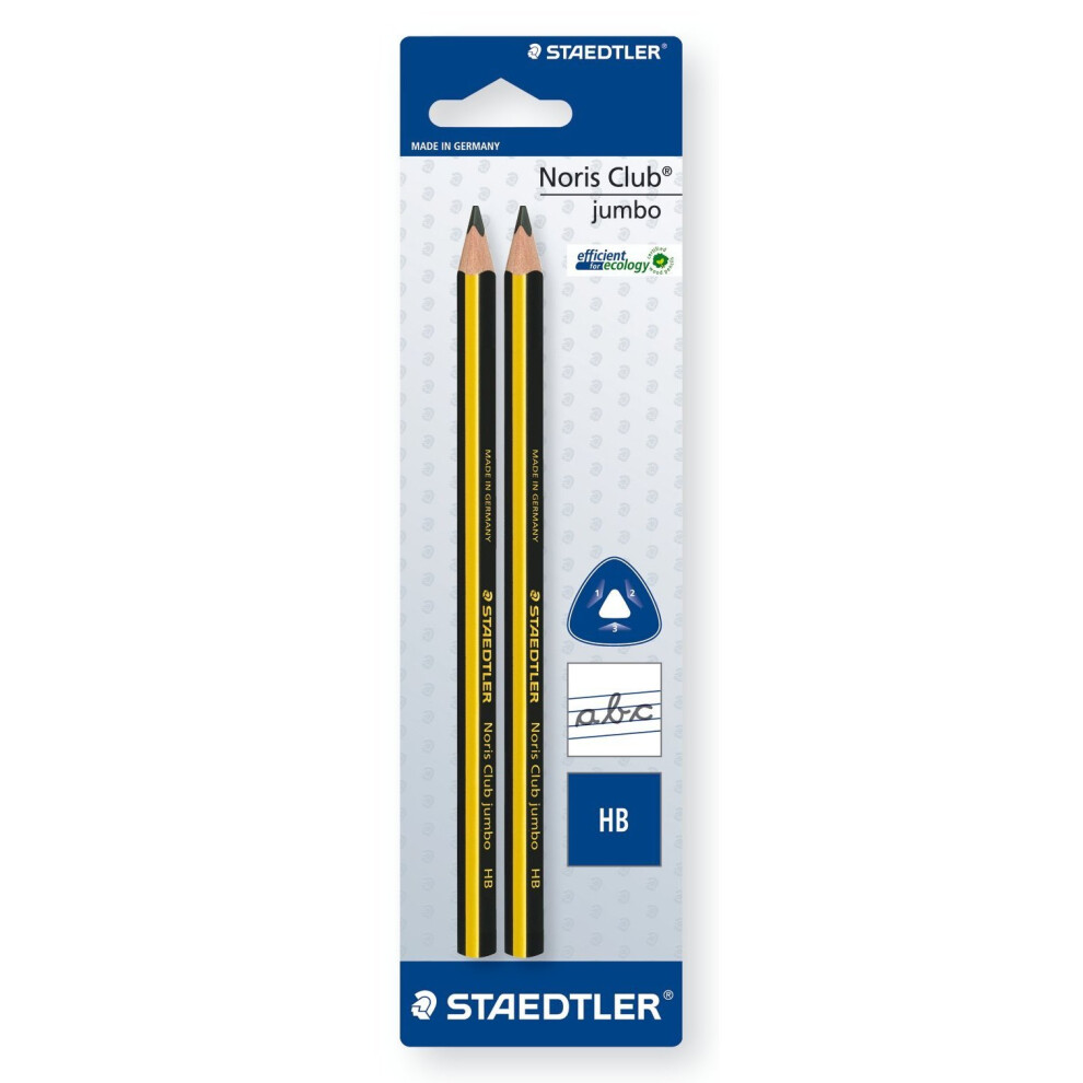 Staedtler Noris Club 119Â BK2Â Da Pencil Jumbo 2Â PcsÂ âÂ Blister