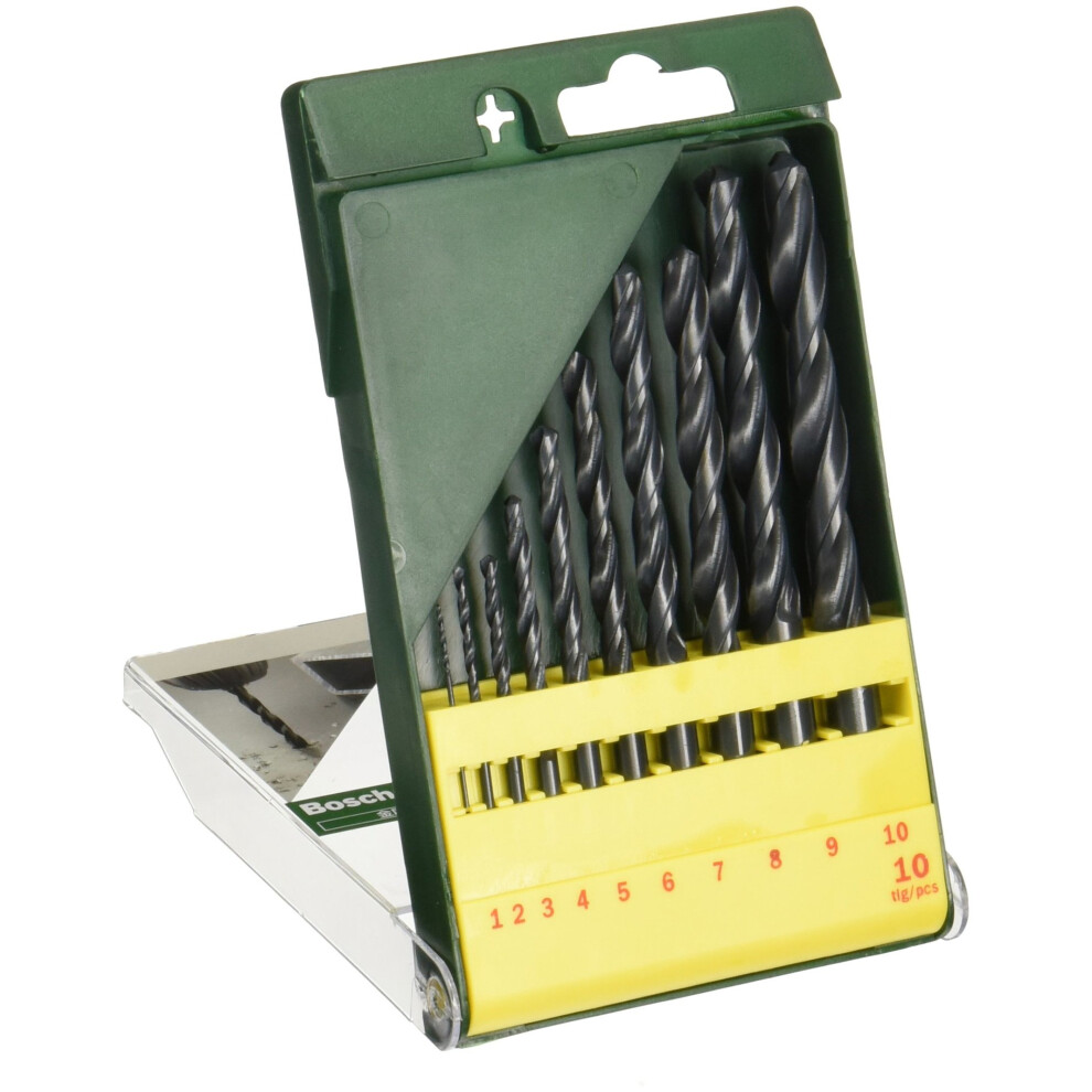 Bosch 10 Piece Metal HSS-R Drill Bit Set