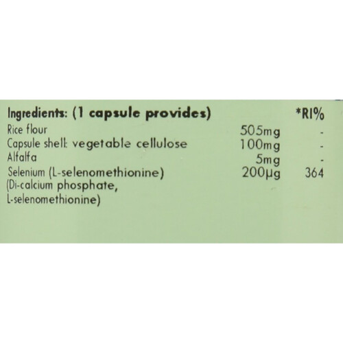 G&G Vitamins 200 µg Selenium Capsules 1