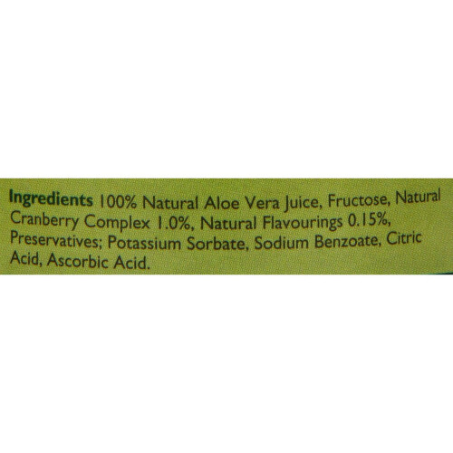Aloe Vera Cranberry Juice - 500ml 1