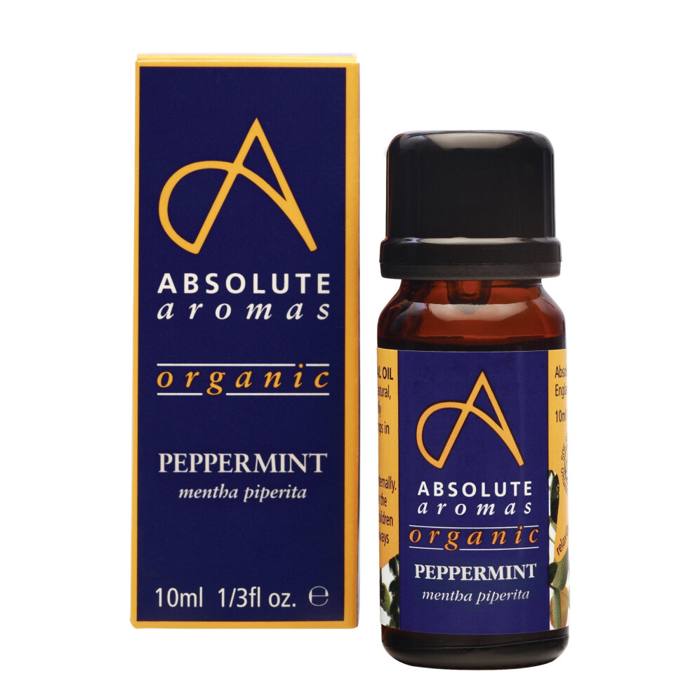 Absolute Aromas Organic Peppermint Essential Oil