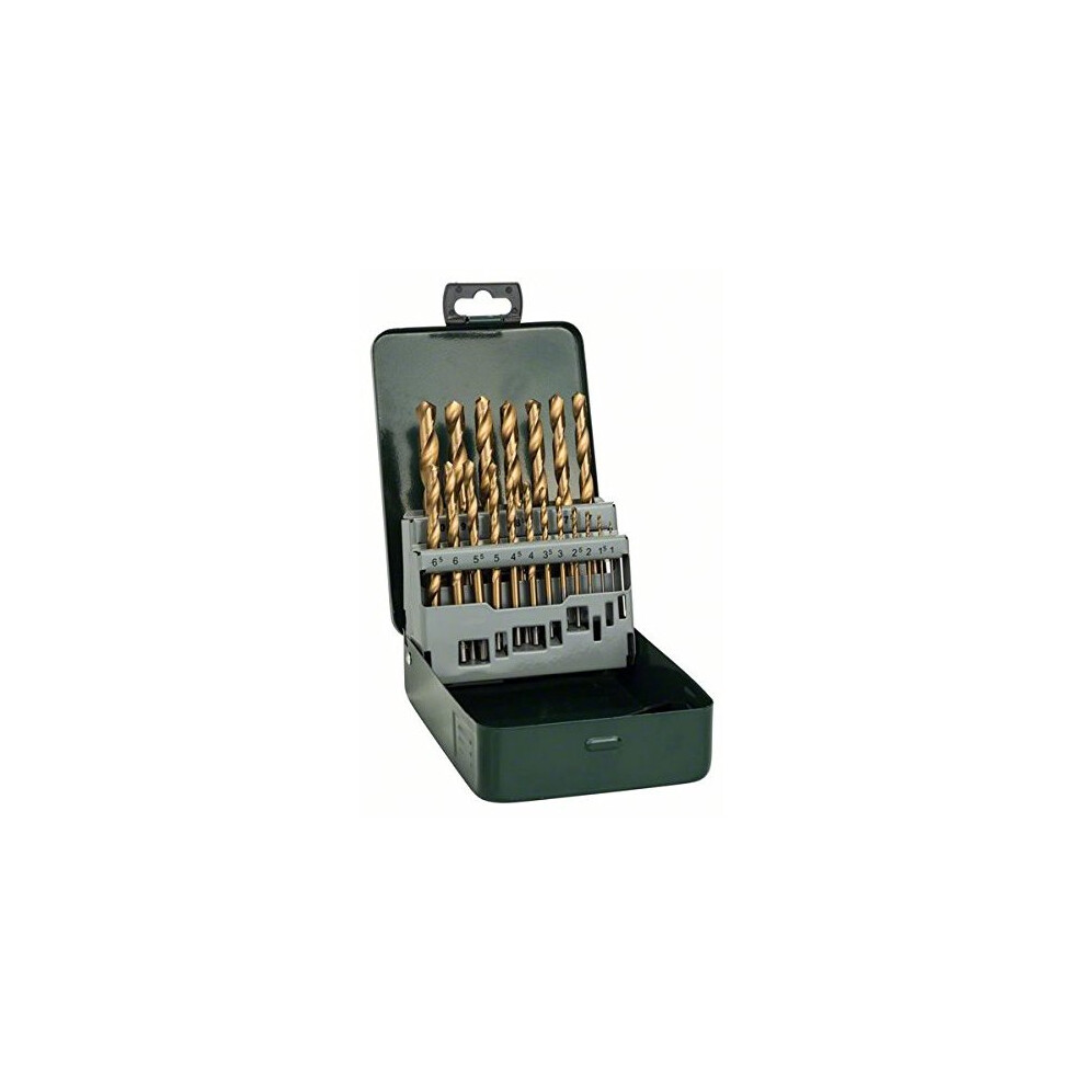 Bosch 19 Piece Metal HSS Titanium Drill Bit Set
