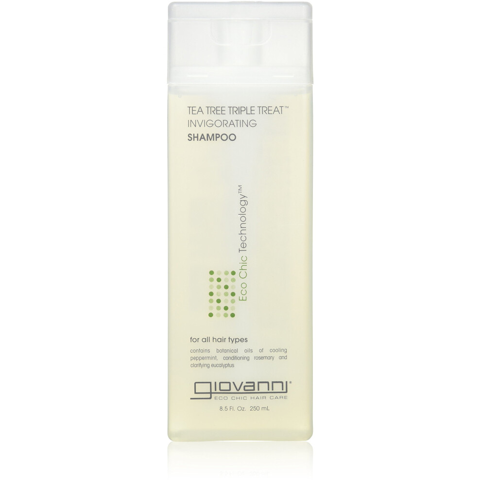 Giovanni Hair Care - Tea Tree Triple Treat Shampoo, 8.5 Fl Oz Liquid
