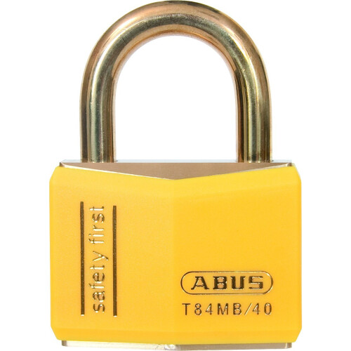 Abus ABUS 28354 Nautic Inox Series Solid Brass Padlock - Yellow
