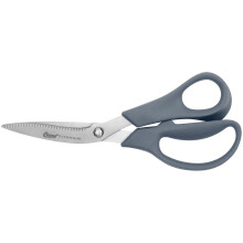 Clauss 18045 8-Inch Titanium Bonded Bent Shear with Detachable Handles - Grey