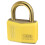 Abus ABUS 28354 Nautic Inox Series Solid Brass Padlock - Yellow 2
