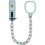 Abus ABUS 215421 Lockable Door Handle Chain Type SK99 Silver 1