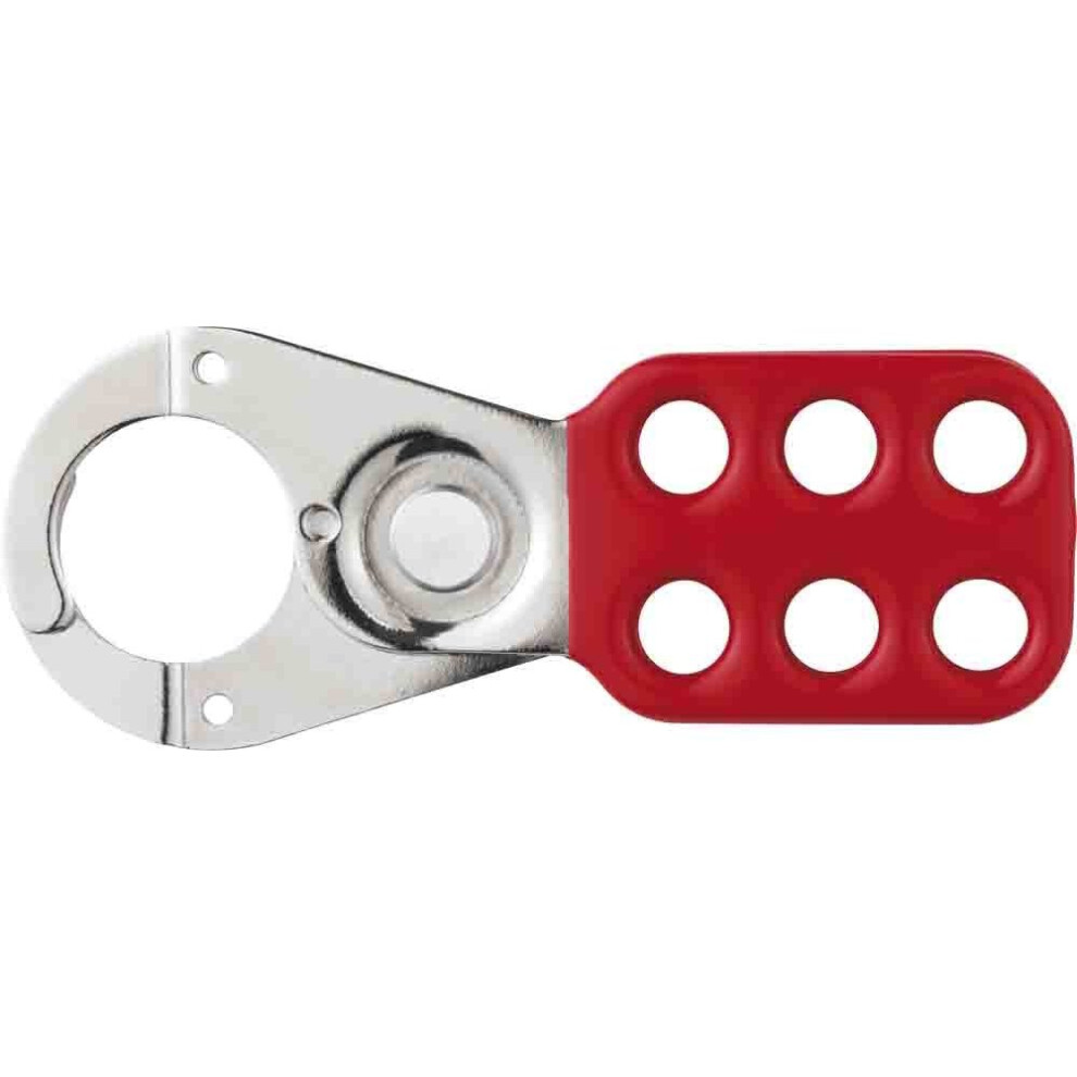 ABUS 701R Lock Off Hasp - Red