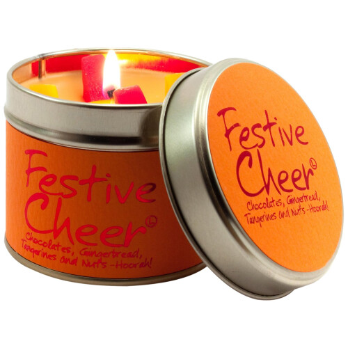 Lily-Flame Lily Flame Festive Cheer Tin, Yellow