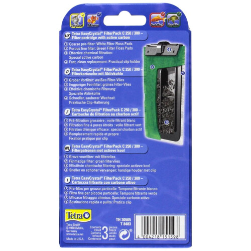 Tetra Tetra EasyCrystal Cartridge for EasyCrystal Filter, for Fast and Clean Filter Replacement 1