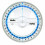Helix 10cm 360 degree Protractor Angle Measure 1