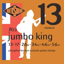 Rotosound Phosphor Bronze Medium Gauge Acoustic Guitar Strings (13 17 26 34 46 56)