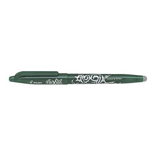 Pilot Sletbar rollerballpen. Pilot Frixion Ball Medium. Grøn.