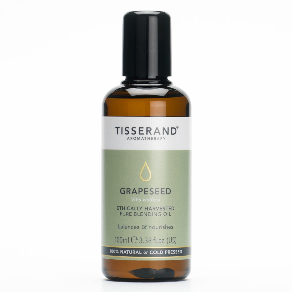 Tisserand Aromatherapy Light Tisserand Grapeseed Ethically Harvested Oil 100 Ml