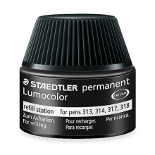 Staedtler Lumocolor Permanent Marker Pen Refill - Black