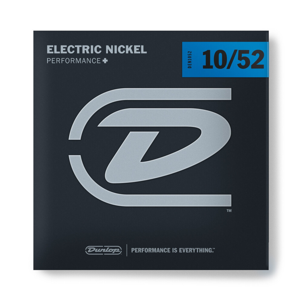 Dunlop DEN1052 10 Light/Heavy 10-52 Nickel Electric Guitar Strings