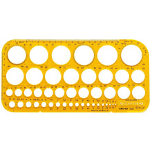 Aristo AH5033 Circle Template 1-36 mm