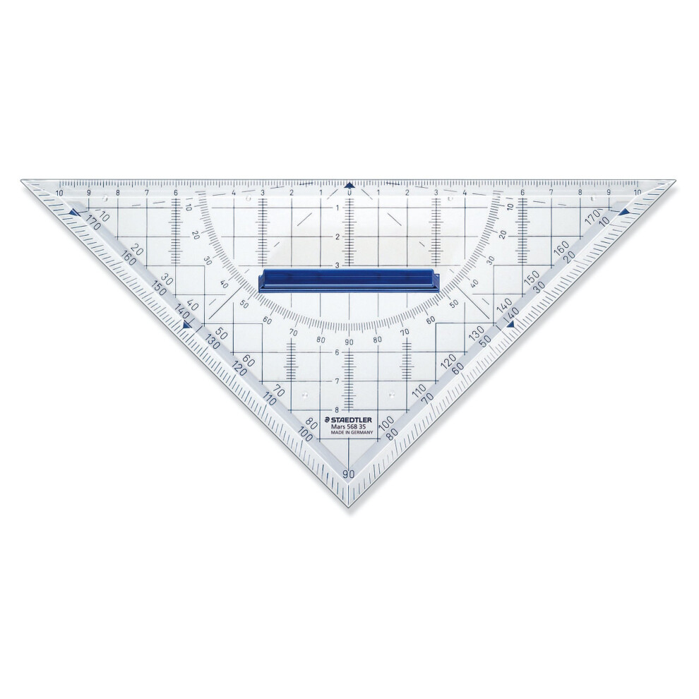 Staedtler 568 35 22cm Mars Geometry Set Square with Grip