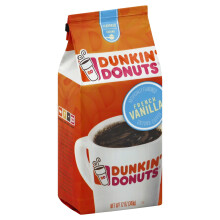 Dunkin Donuts French Vanilla Flavoured Ground Coffee 340g