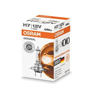 OSRAM ORIGINAL H7, halogen-headlamp bulb, 64210, 12V, folding carton box (1 piece)