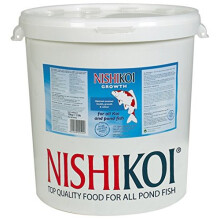 Nishikoi Growth Pellets 10kg Floating Koi Pond Fish Food (Medium) - High-Protein, Easily Digestible, Spirulina & Astaxanthin - 044G