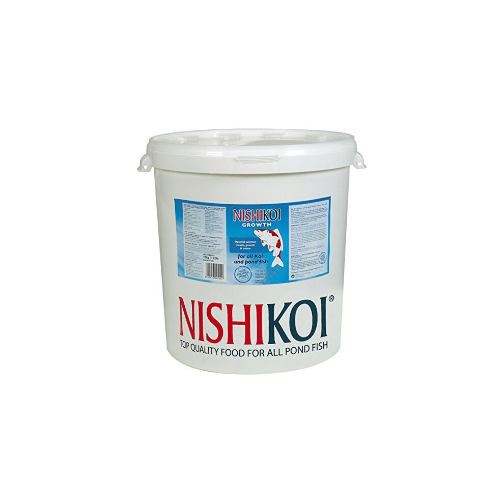 Nishikoi Growth Pellets 10kg 10000g Floating Koi Pond Fish Food (medium)