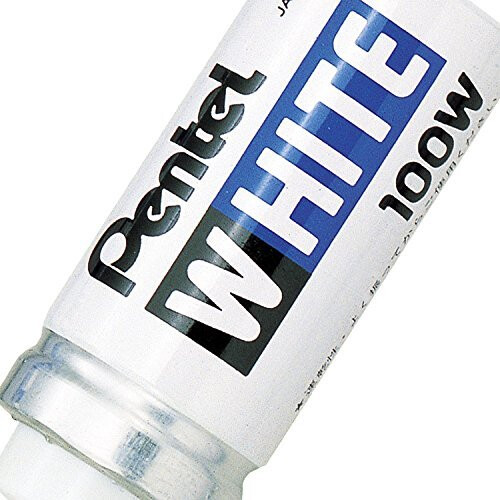 Pentel Pentel Bullet Tip Broad Marker - White 2