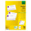 Sigel DP830 business cards, microperforated, white, 185 gsm, 150 pcs.=15 sheets 1