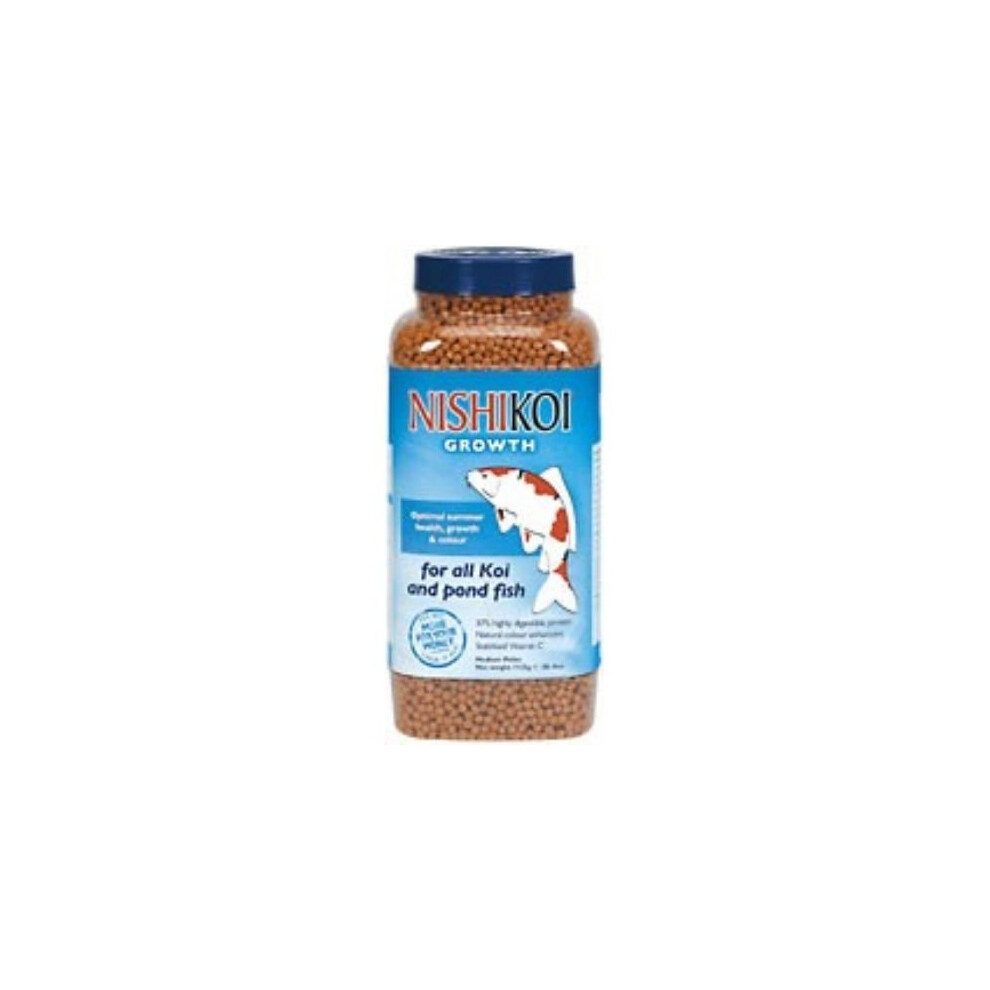 Nishikoi Growth Pond Fish Food 2.5kg 6mm Large Pellet