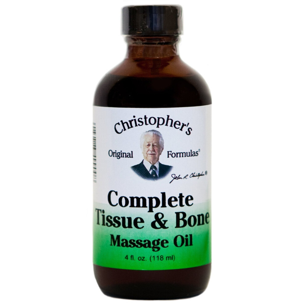 Christopher's-Original-Formula Complete Tissue & Bone Massage Oil, 4 Fl Oz (118 Ml)
