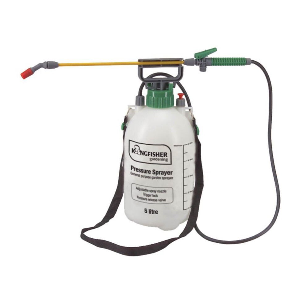 5L Pump Action Pressure Sprayer - use with water, fertilizer or pesticides